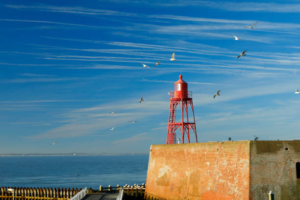Historic little lighthouse at Vlissingen, Zeeland, Netherlands