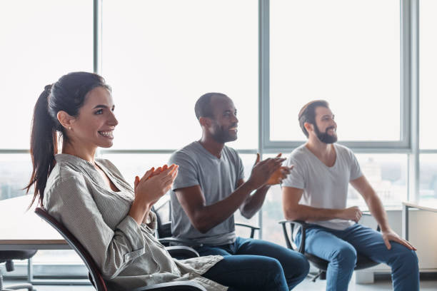 istock Young professional team discussing business plan in the office 1132210947