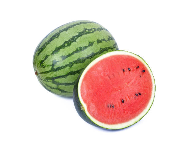 istock Watermelon isolated on the white background 1132213623