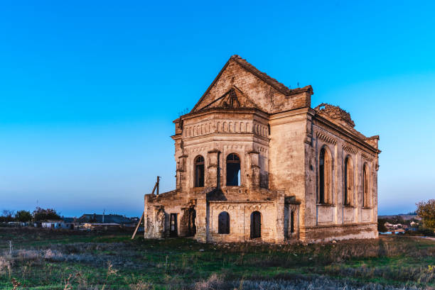 Abandoned Catholic church in Ukraine