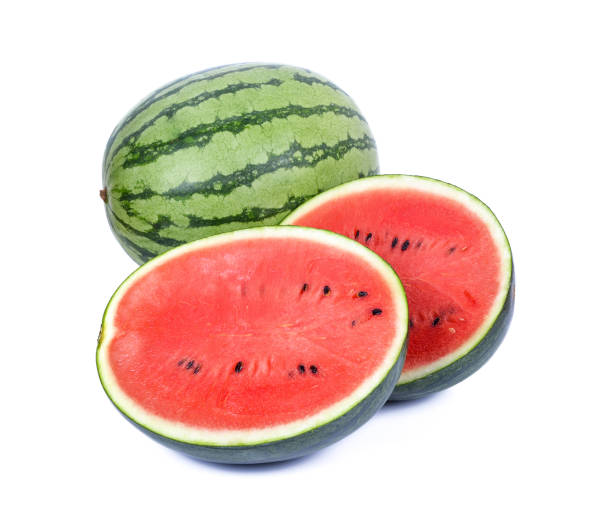 istock Watermelon isolated on the white background 1132213948