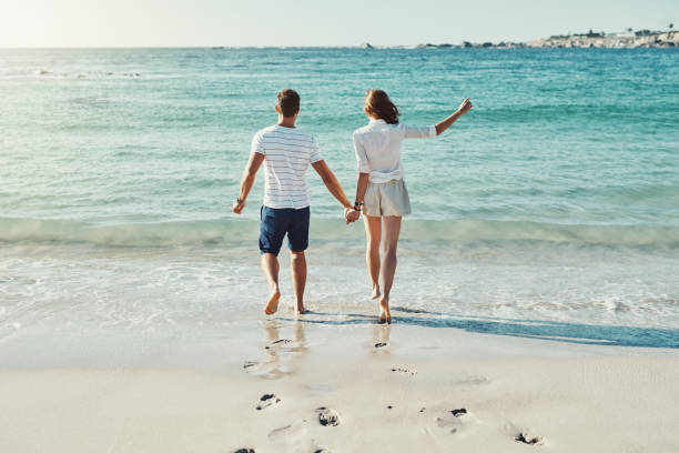 istock Beach days are barefoot days 1132216223