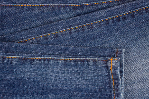 istock Blue jeans fabric. Denim jeans texture or denim jeans background. 1132219743