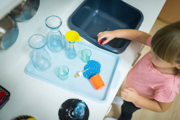 istock Little girl in kindergarten 1132222000