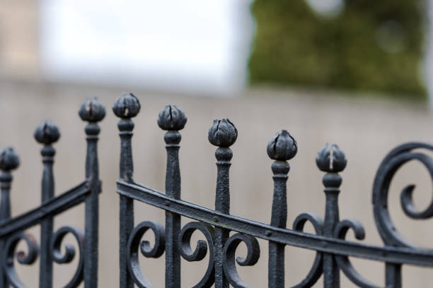 istock Wrought-iron fences, decorations 1132222994