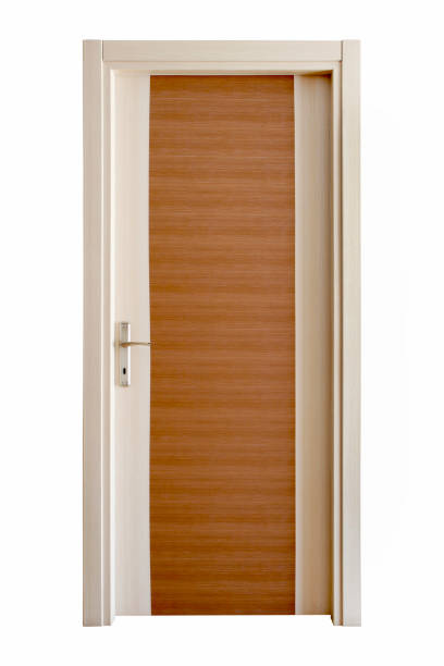istock Modern wooden interior door 1132223029