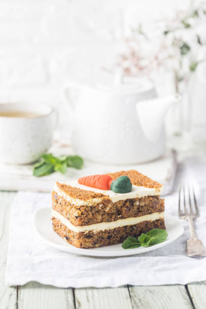 istock Slice of carrot cake 1132223702