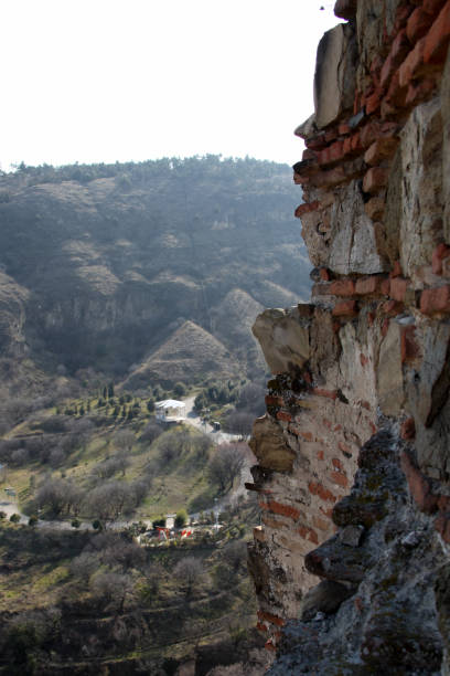 Narikala Fortress in Tbilisi stock photo