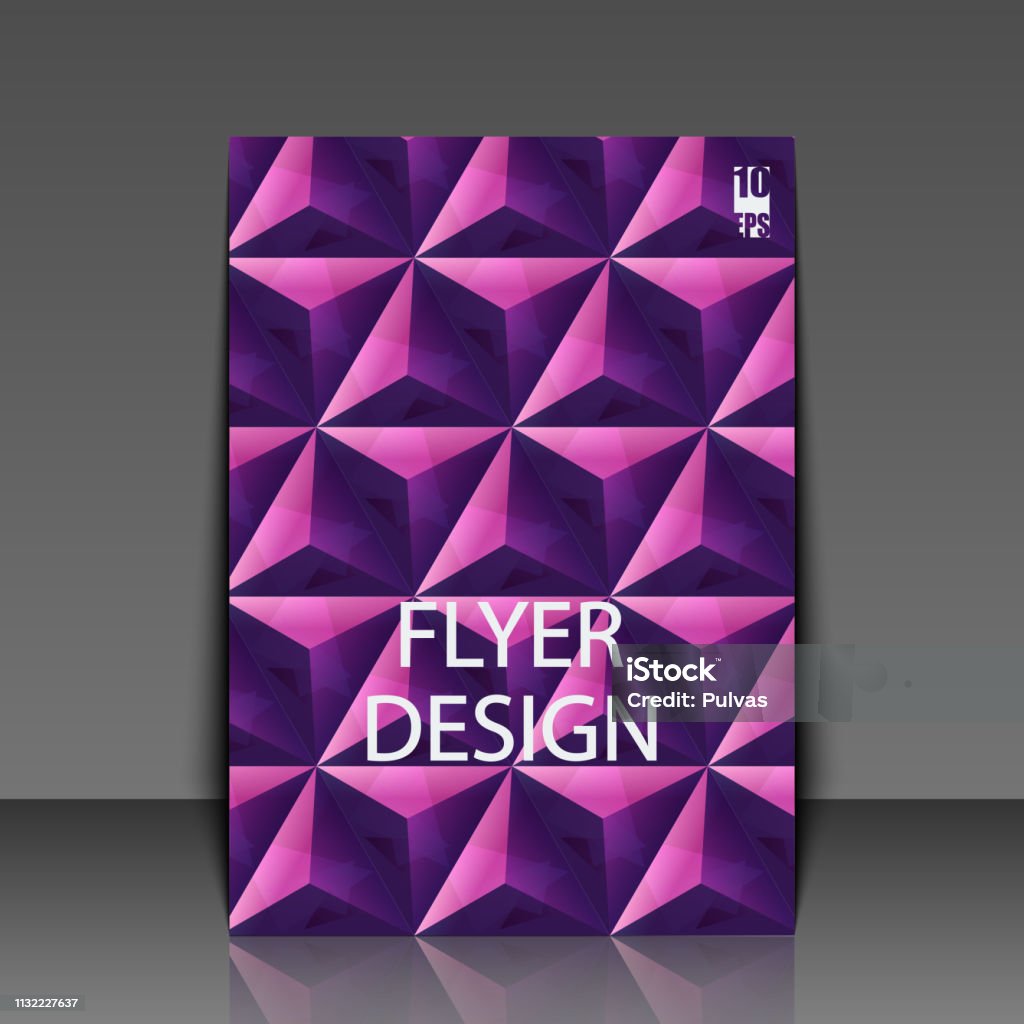 Flyers Logo Pattern Background Abstract Background With Geometric Pattern Flyer Template Eps10 Vector ...