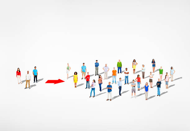istock Large Group of Multiethnic Diverse Colorful People 1132227830