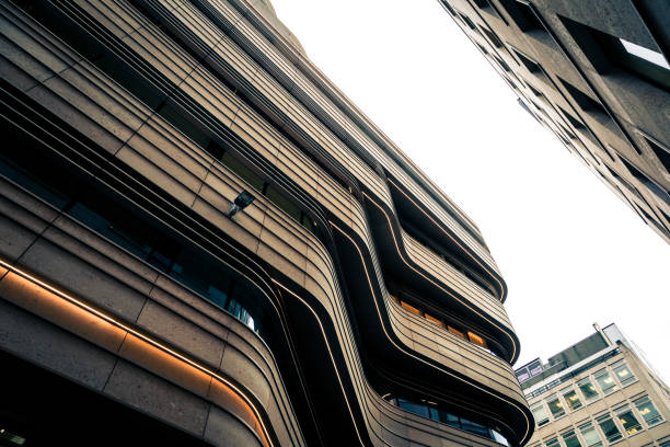 istock Abstract Futuristic Modern Architecture in the City 1132229053