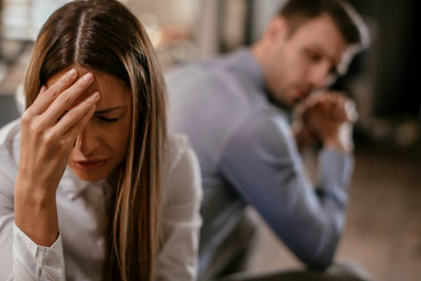 istock Unhappy young couple 1132229488
