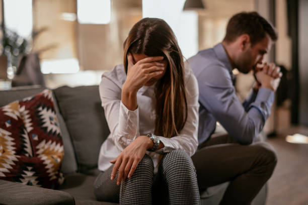 istock Unhappy young couple 1132230432