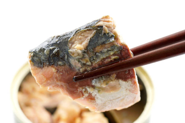 istock Canned mackerel. Canned food. 1132232728