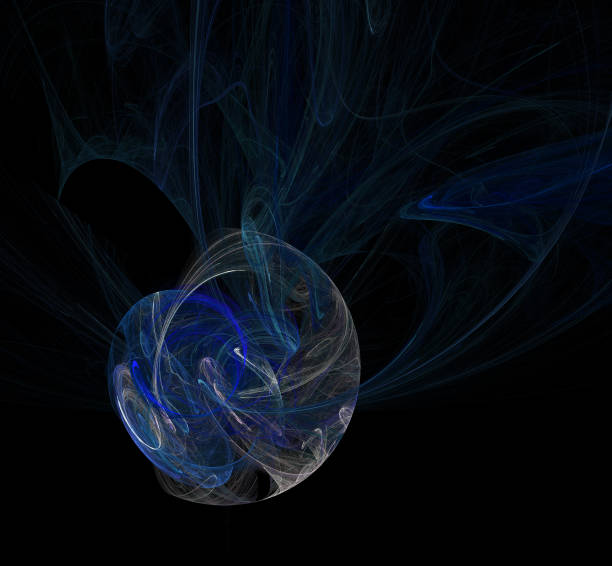istock Abstract fractal art background illustration space geometry. 1132235151
