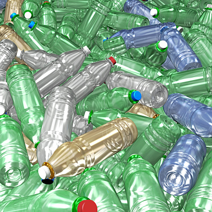 3d Illustration Of Hundreds Of Plastic Drinking Bottles Wildly Mixed Up 3d Illustration Of Hundreds Of Plastic Drinking Bottles Wildly Mixed Up