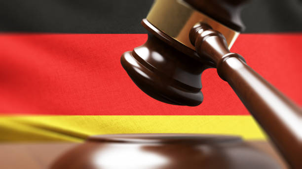 istock Gavel And Flag Law Concept 1132240532