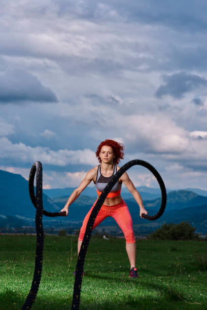 istock powerful sportive woman 1132240618