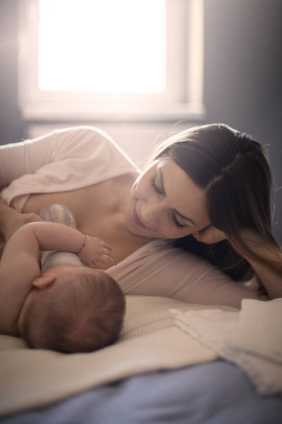 istock Warm milk helps him sleep. 1132244271