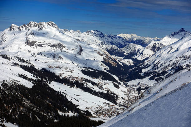 istock Skiing in Lech am Arlberg, Austria 1132247134