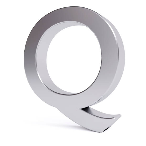 istock Metal letter Q. Collection. 1132248580