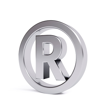 Metal registered trademark. 3d image