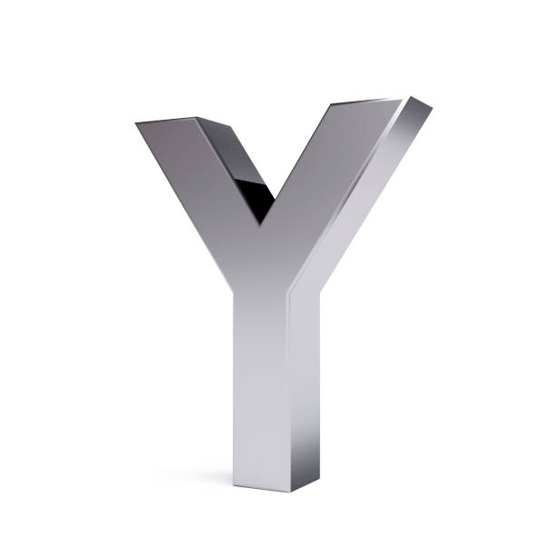 istock Metal letter Y. Collection. 1132248642