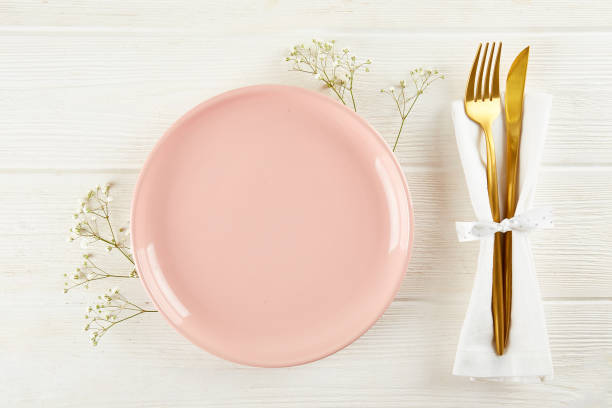 istock Easter table setting concept with a lot of copy space. 1132249039