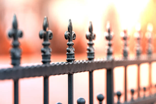 istock Wrought-iron fences, decorations 1132252160