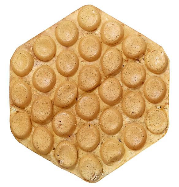 istock Hong Kong sweety waffle isolated on a white background. 1132252220
