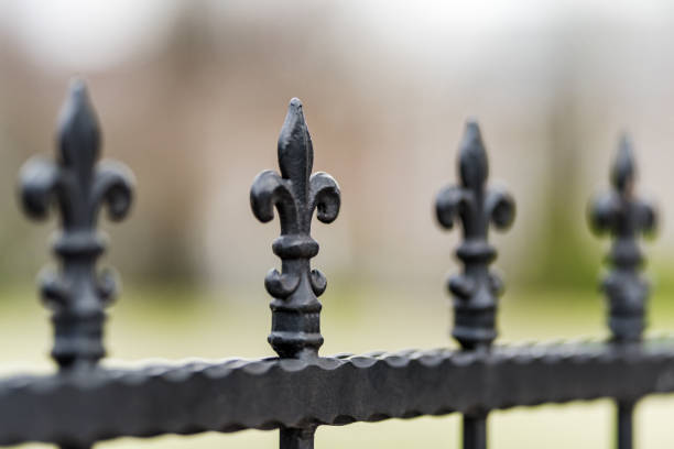 istock Wrought-iron fences, decorations 1132252376