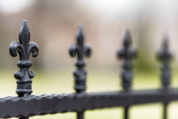 istock Wrought-iron fences, decorations 1132253872