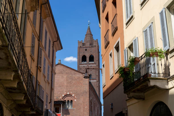 istock Monza, Italy: cityscape with the Arengario tower 1132254186