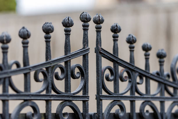 istock Wrought-iron fences, decorations 1132254623
