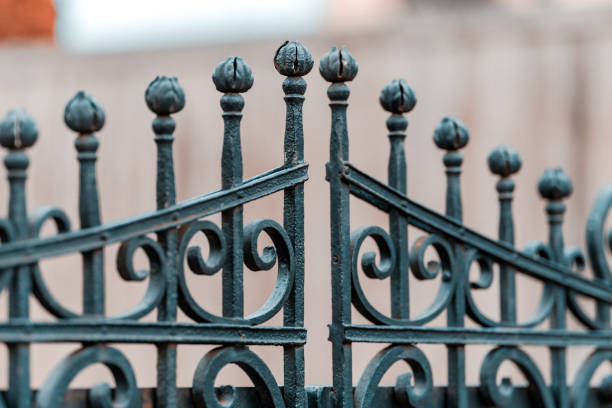 istock Wrought-iron fences, decorations 1132254660