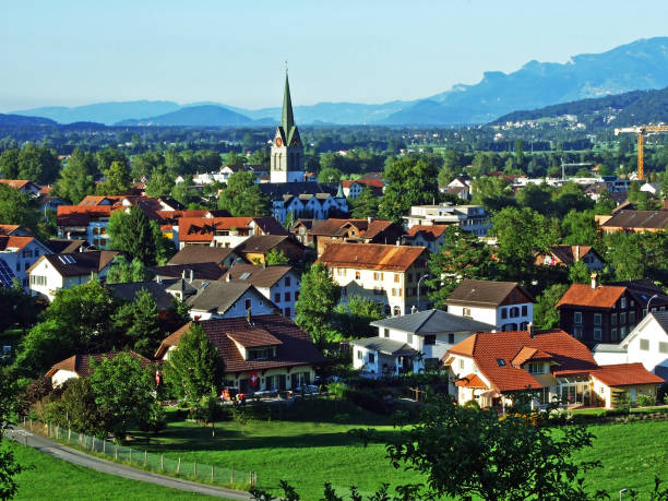 The Grabs settlement in the river Rhine valley