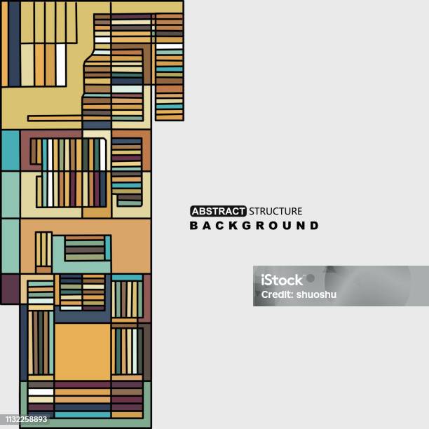 Color Lump Vector Rectangle Geometric Color Lump Background Stock Illustration - Download ...