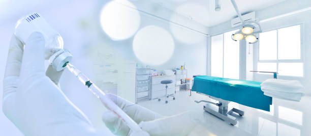 istock Medicine vial prepare for injection in operating room 1132262008