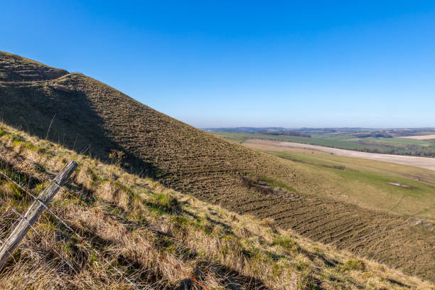 istock A South Downs Landscape with a blue sky overhead 1132263402