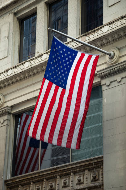 istock American Flag Office Building 1132263898