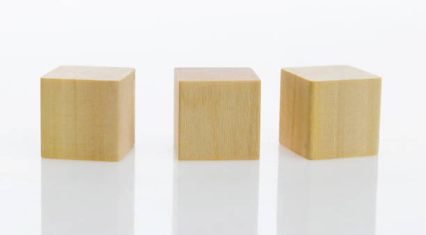 istock Three wooden blocks on white background 1132265558