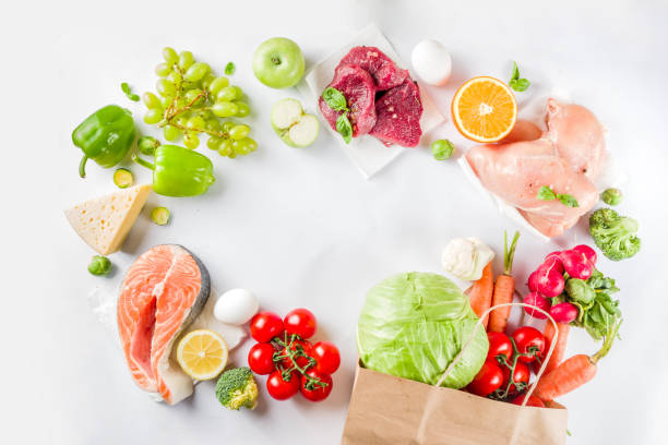 istock Healthy food shopping concept 1132266843