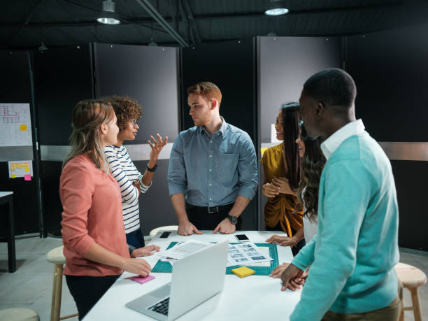 istock Business team having a meeting 1132275272
