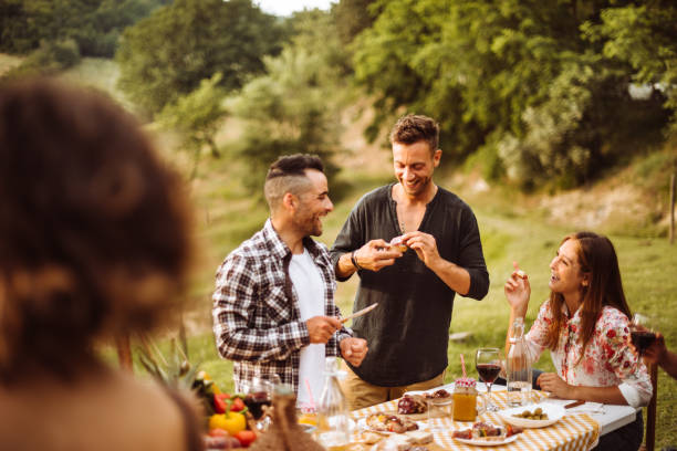 istock people doing a bbq in the rural countryside 1132282801