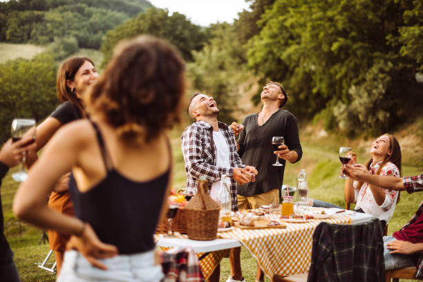 istock people doing a bbq in the rural countryside 1132282891