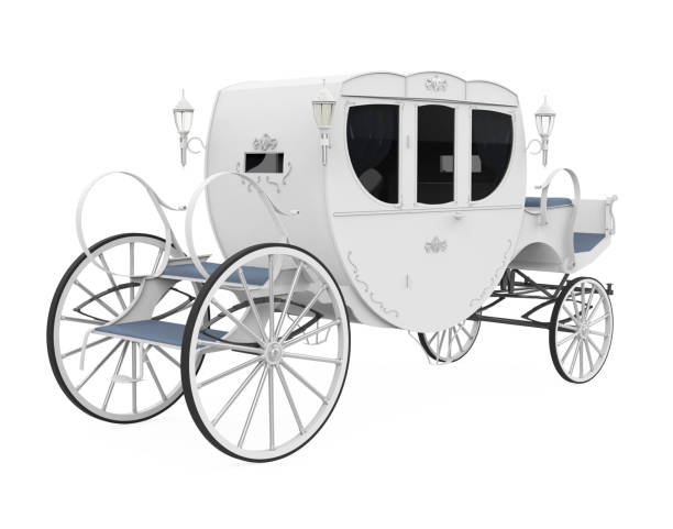 istock Vintage Carriage Isolated 1132284641
