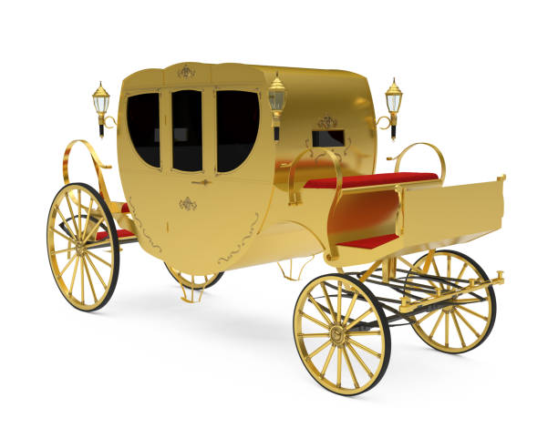 istock Vintage Carriage Isolated 1132284958