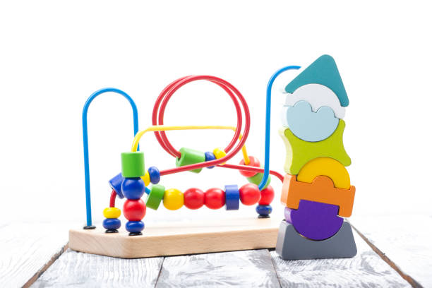 istock Set of kid toys isolated on white background. 1132285924