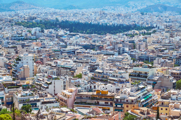 istock View of Athens from the mountain 1132289656