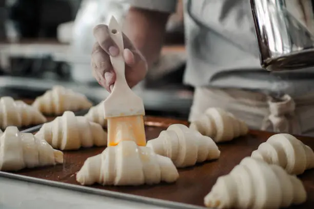 Photo of Prepare croissant for bake